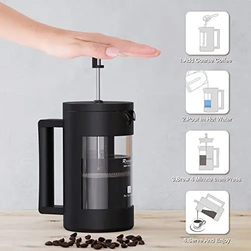 BPA - Free French Press Coffee Maker - Ridita Tech